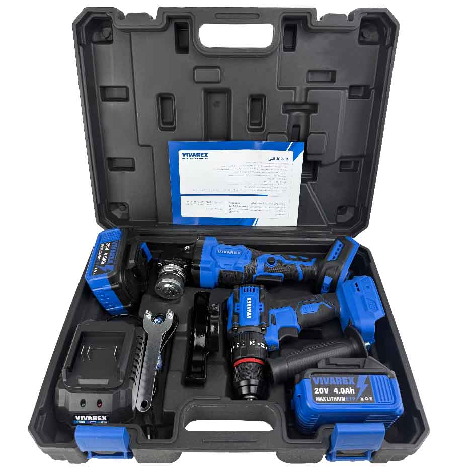 کیت شارژی دو عددی ویوارکس مدل VR2402-BCK