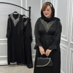 مانتو عربی نگین کارشده(فقط عمده)