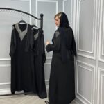 مانتو عربی نگین کارشده(فقط عمده)